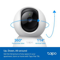camara ip tp-link tapo tc71 wifi 2k 360º interior
