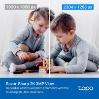 camara ip tp-link tapo tc71 wifi 2k 360º interior