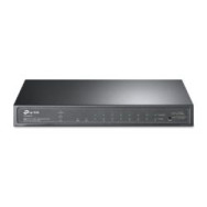 switch tp-link 8xrj45 gbe 2xsfp poe+ negro (tl-sg2210p)