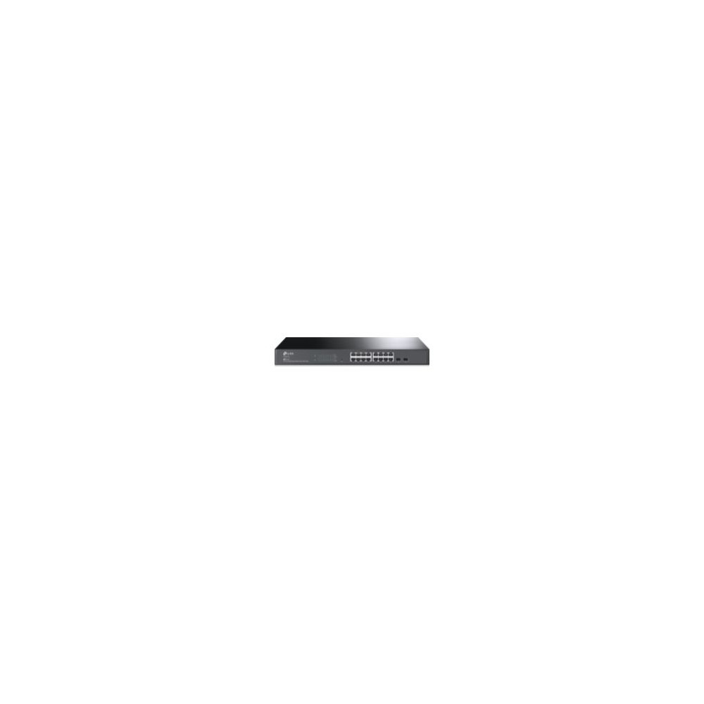 switch tp-link 16xrj45 gbe 2xsfp rack negro (tl-sg2218)