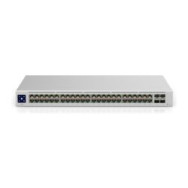 switch ubiquiti 48xrj45 gbe 4xsfp rack plata (usw-48)