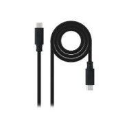nanocable usb-c/m a usb-c/m 2m negro (10.01.4102)