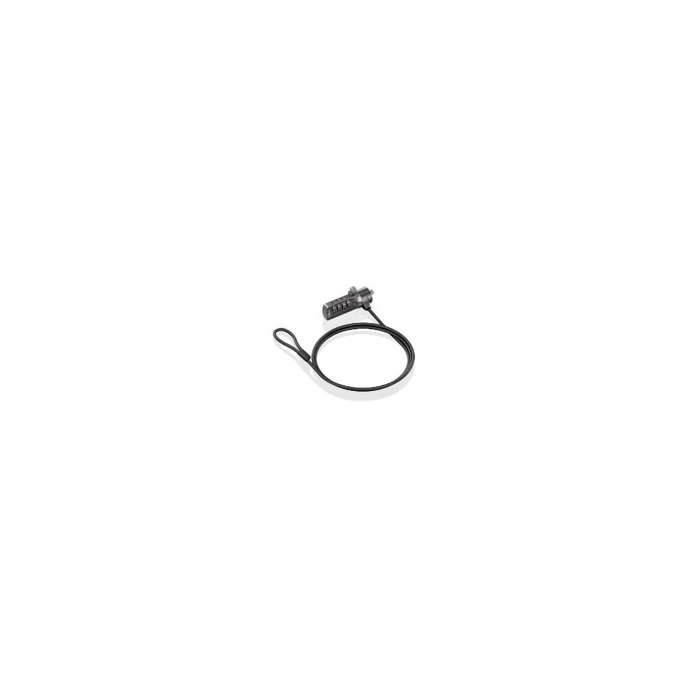 cable seguridad aisens combinacion 1.5m(aslk-d40n03-bk)