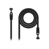 nanocable cat.8.1 sstp negro 25cm(10.20.2000-l25-bk)