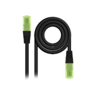 cable red nanocable cat.6 utp negro 0.5m(10.20.1400-bk)