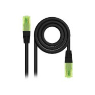 cable red nanocable cat.6 utp negro 0.5m(10.20.1400-bk)