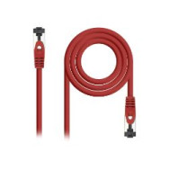 nanocable cat.8.1 sstp rojo 30cm(10.20.2000-l30-r)