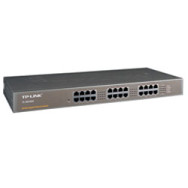 switch tp-link 24xrj45 gbe rack gris (tl-sg1024d)