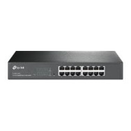 switch tp-link 16xrj45 gbe rack 1u negro (tl-sg1016de)