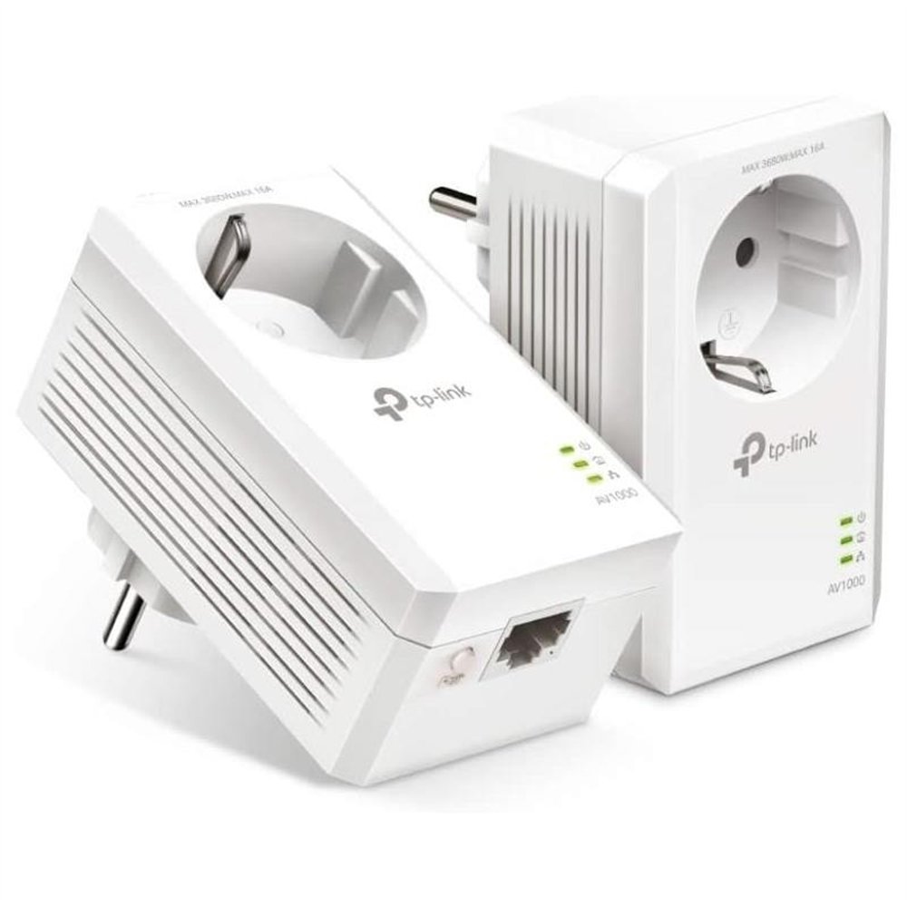 powerline tp-link tl-pa7017p kit ethernet 2uds + enchufe