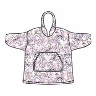 bata sudadera oversize angel stitch disney infantil