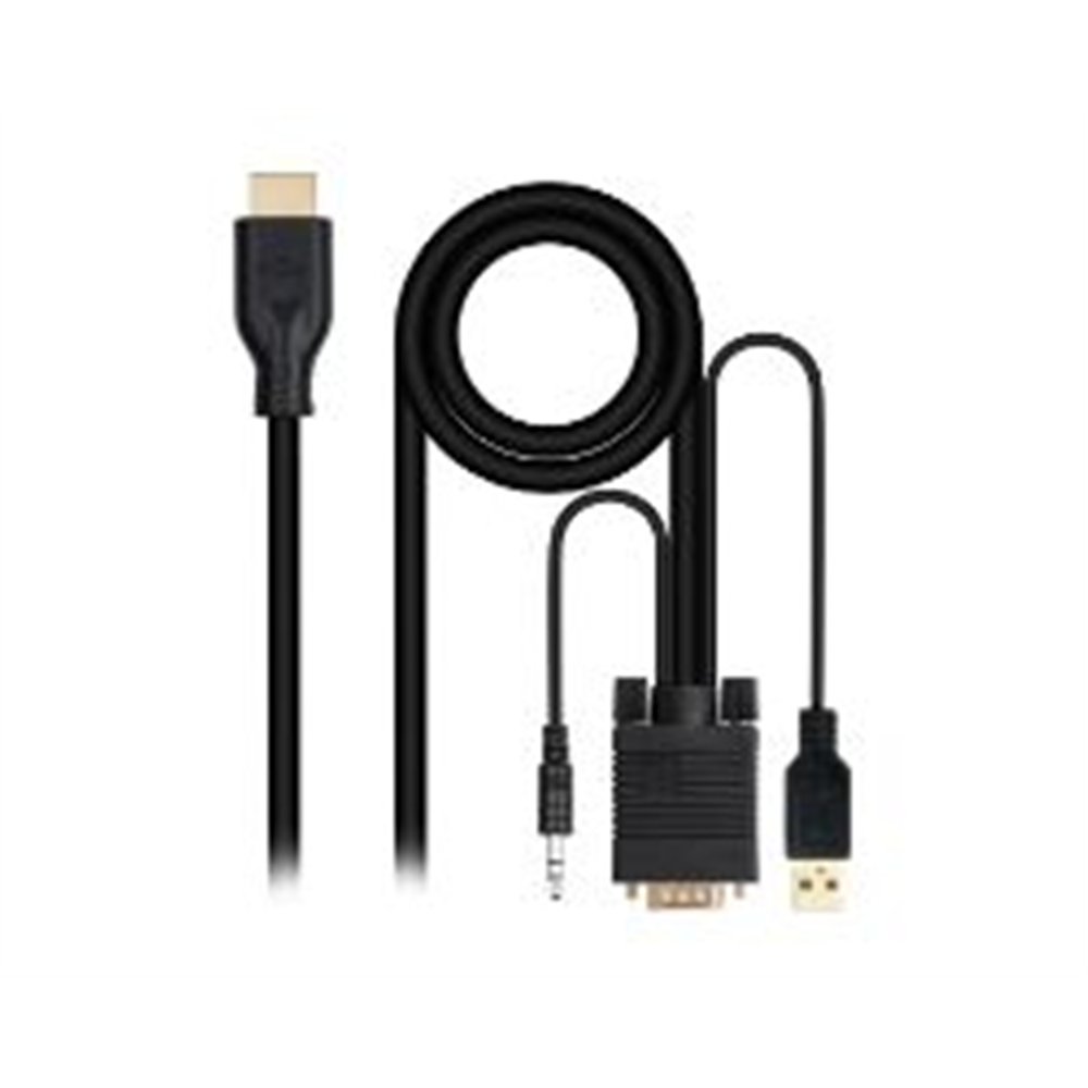 cable vga/m+audio/m+usb-a/m a hdmi/m 1.8m (10.15.4612)