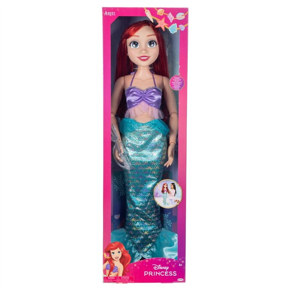 muñeca ariel la sirenita disney 80cm
