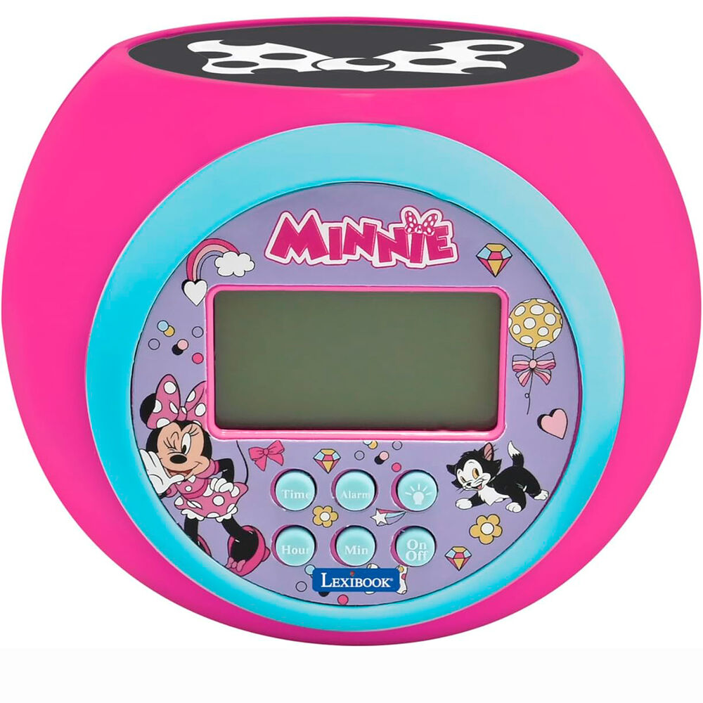 reloj despertador proyector minnie disney