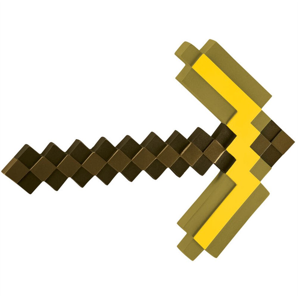 pickaxe oro minecraft 40cm