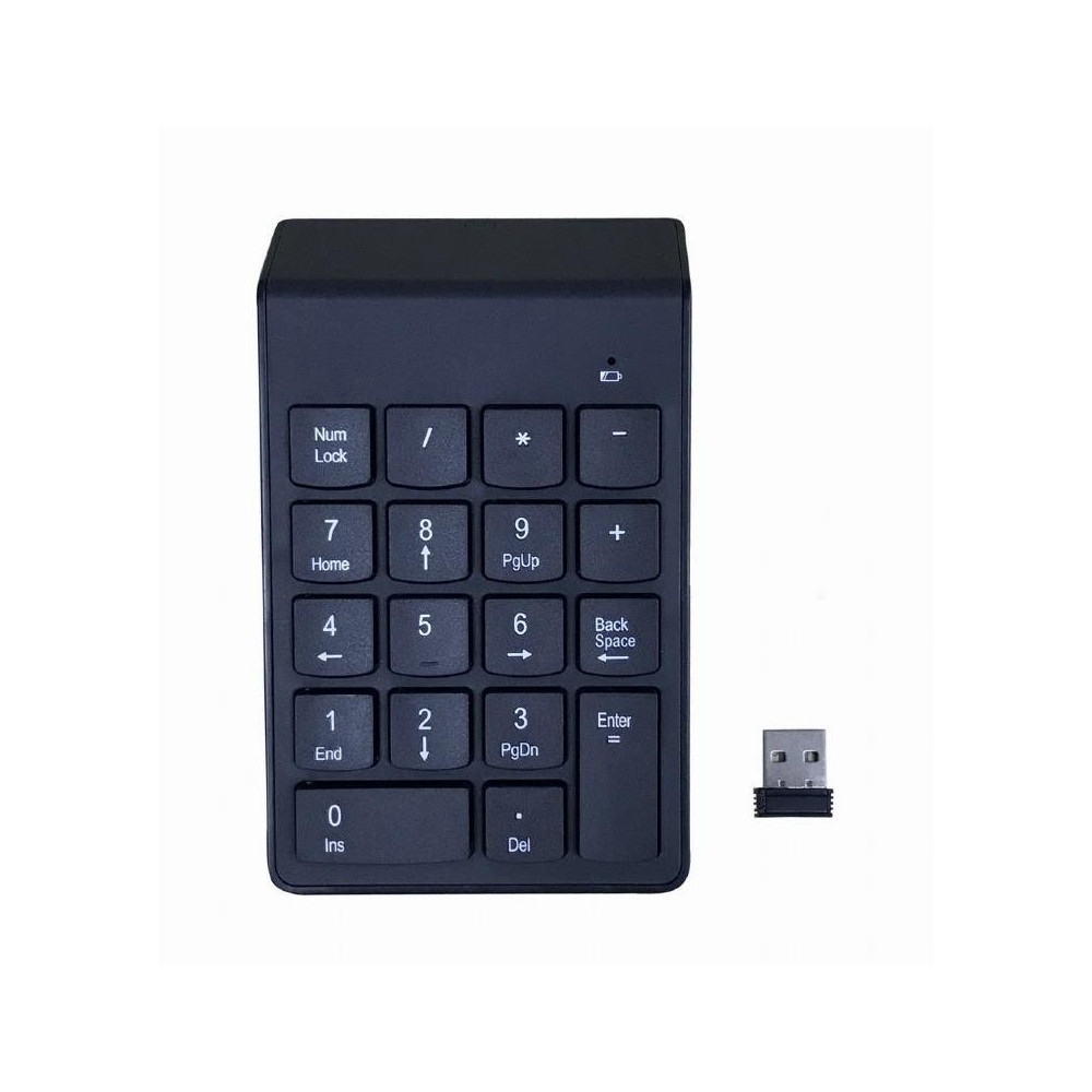 teclado numerico gembird keypad bluetooth 18 teclas black
