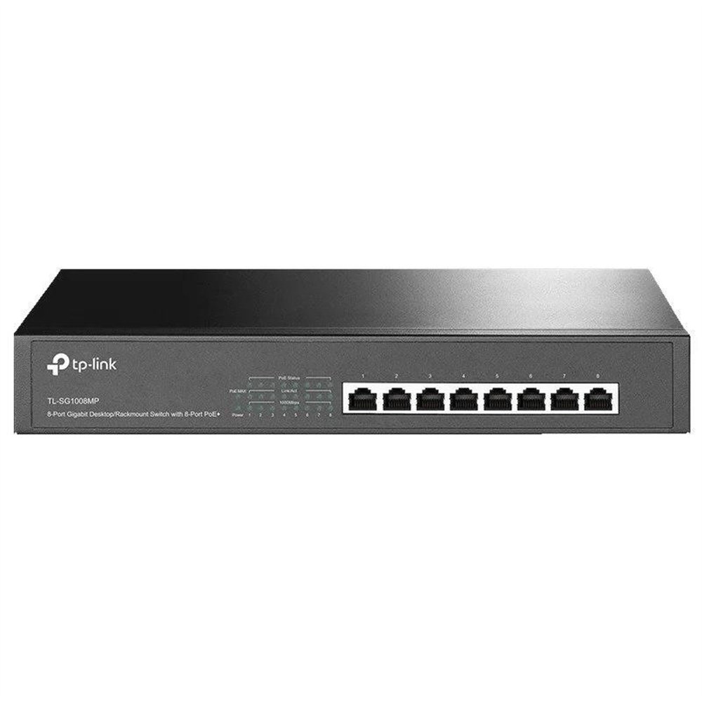 switch tp-link gigabit 8 puertos tl-sg1008p poe rack