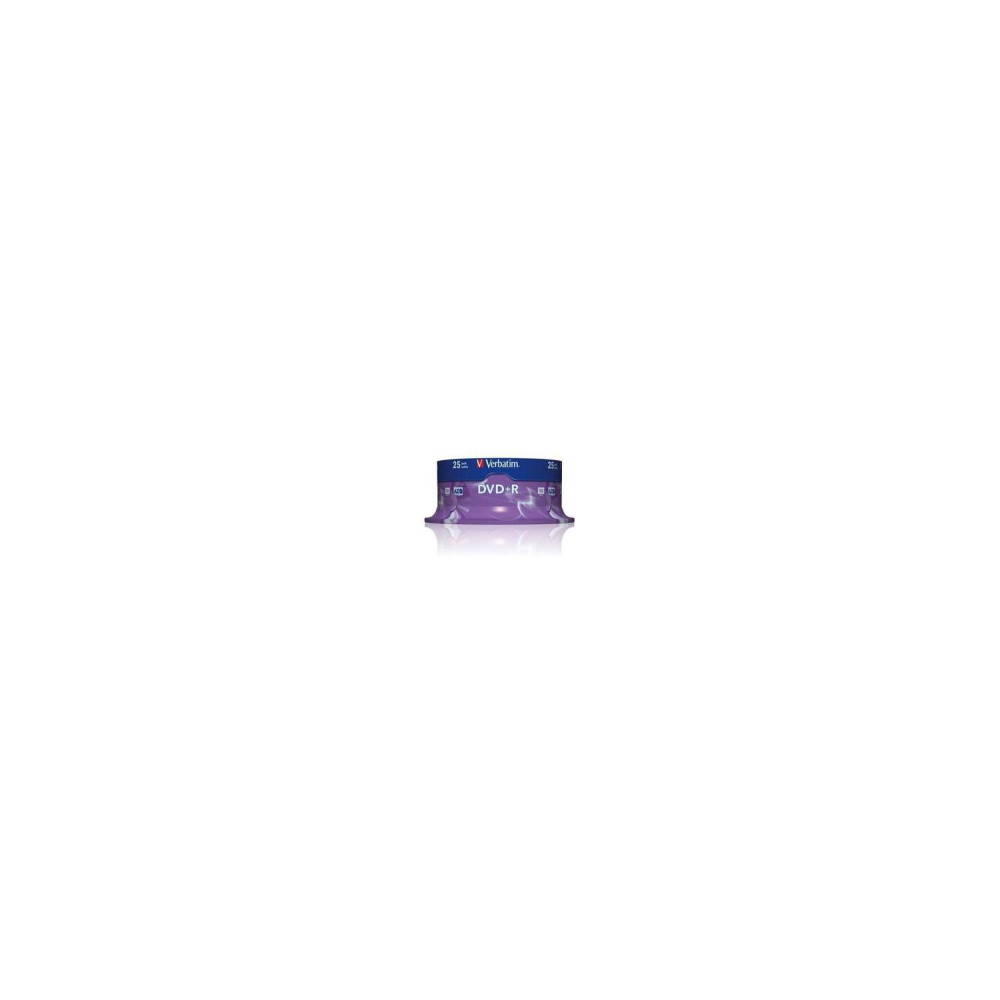 Dvdr verbatim 25 unidades 47gb 16x 43500