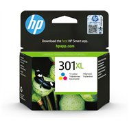 Hp 301 xl tinta original alta capacidad tricolor