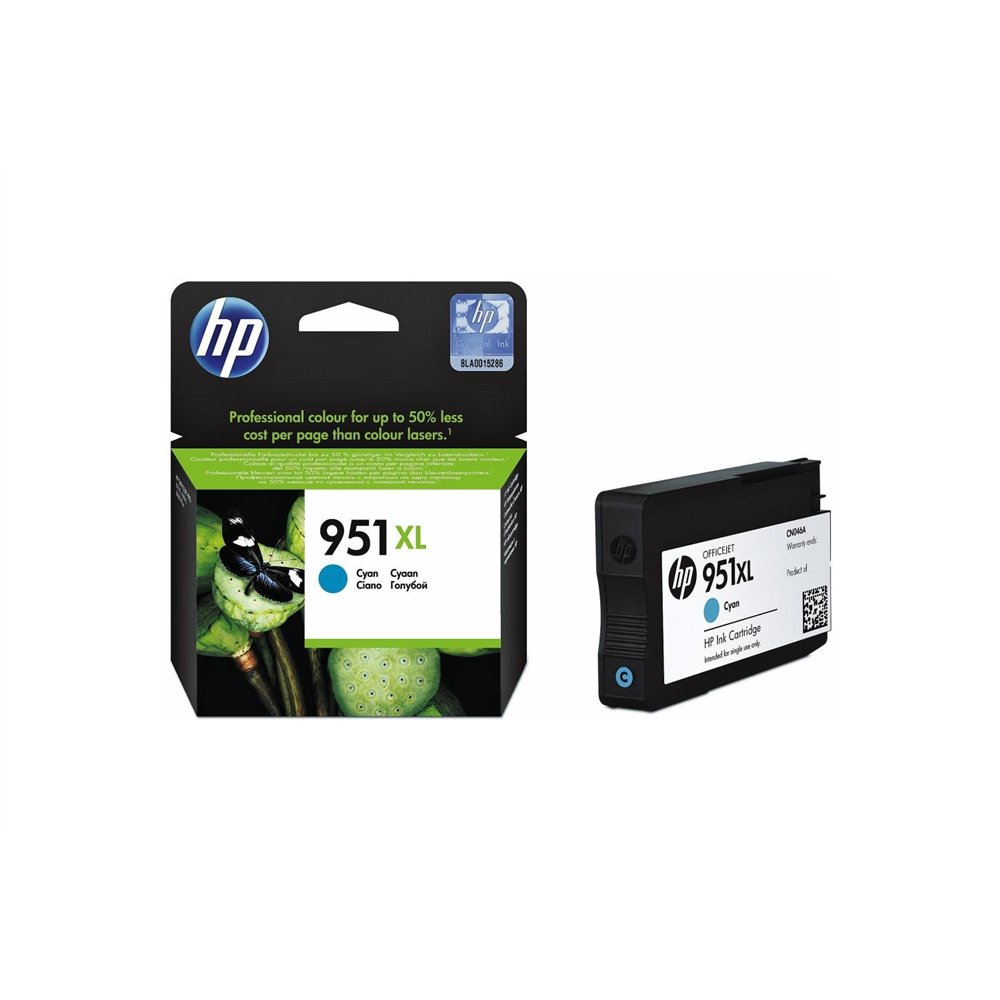 Cartucho hp 951xl cian alta capacidad cn046ae