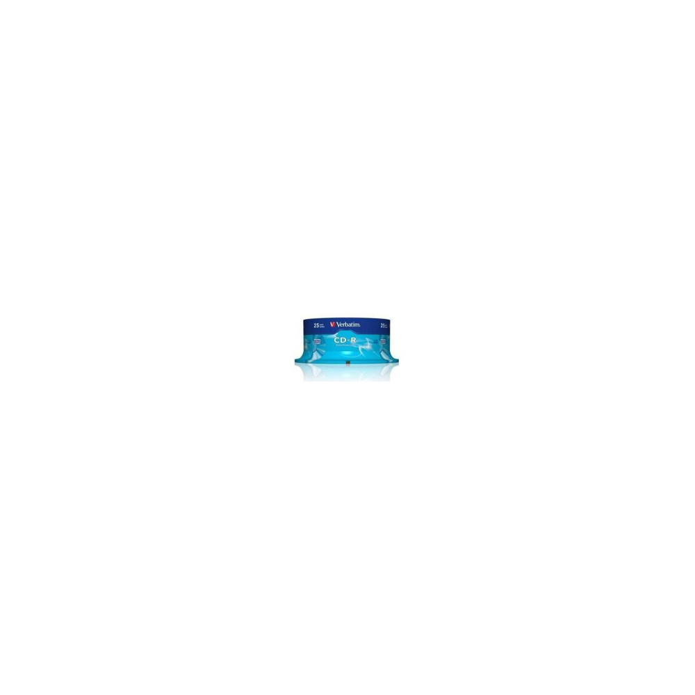 Cd-r verbatim 25 unidades 700mb 52x 43432