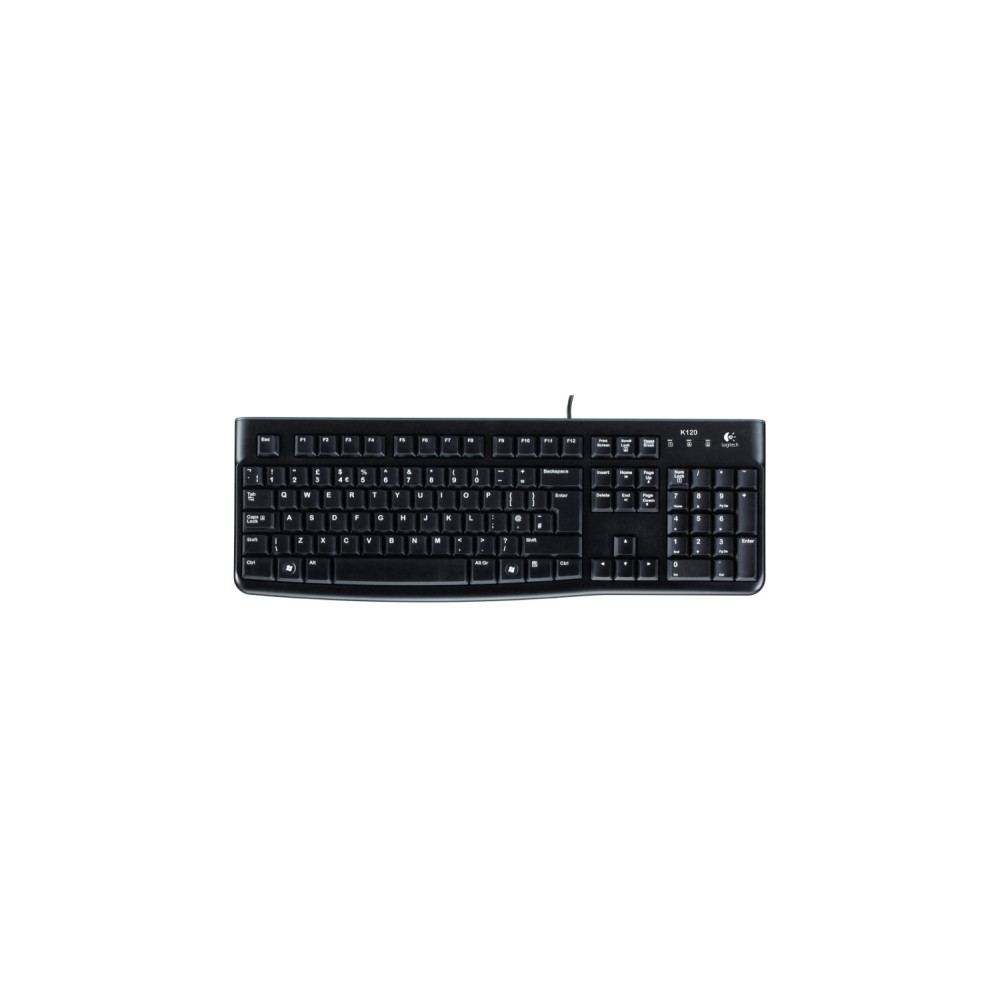 Teclado logitech k120 usb negro bulk 920-002518