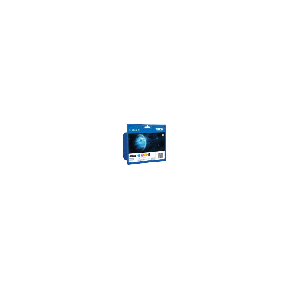cartucho brother lc-1280 xl pack cian magenta amarillo negro lc1280xlvalbp