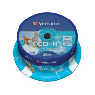cd-r verbatim 25 unidades 700mb 52x 43439