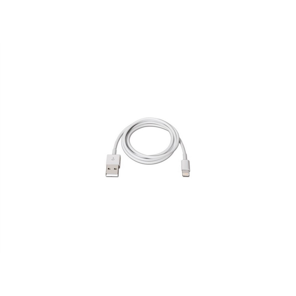 cable iphone lightning m a usb a m 1m nanocable 10.10.0401