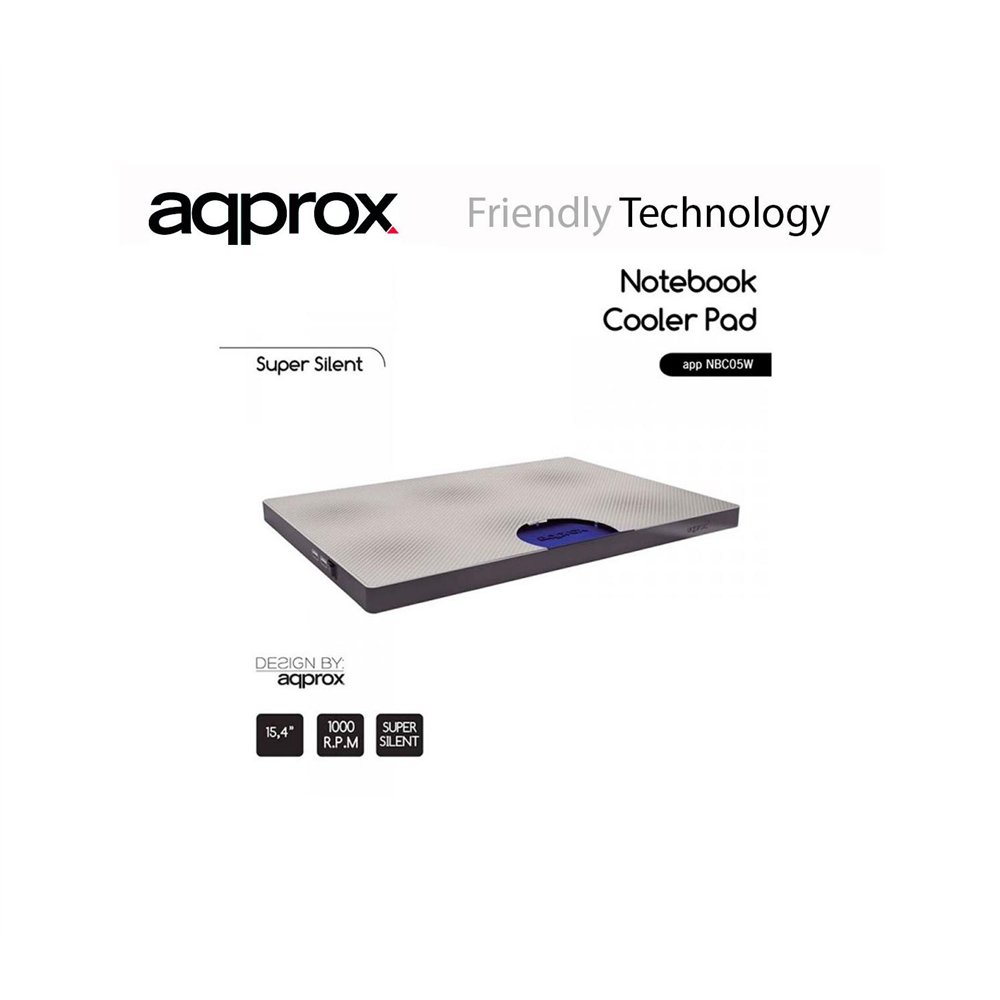 Soporte portatil approx 154p blanca-gris appnbc05w