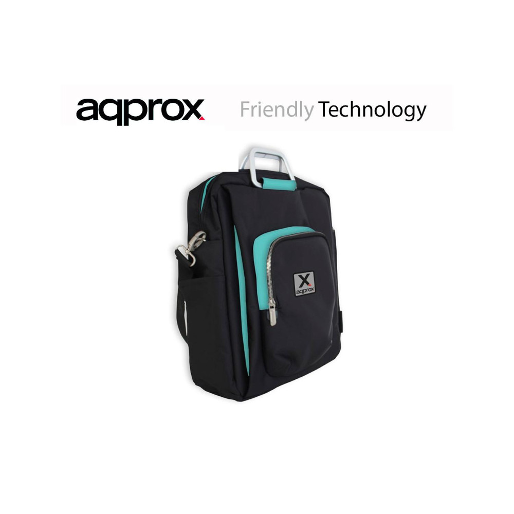 Mochila portatil approx 156p negro-azul appnbst15bbl