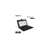 approx appipck04 funda con teclado micro usb 9.7p negra