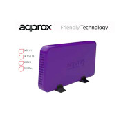 Caja 35 approx sata usb 20 purpura apphdd07p