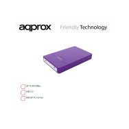 Caja 25 approx apphdd09p usb 20 purpura sata