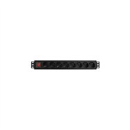 Wp wpn-pdu-g01-08 distribuidor de energia ac 8 tomas negro