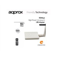 Adaptador wifi usb approx 150mbs 7dbi appusb150h3