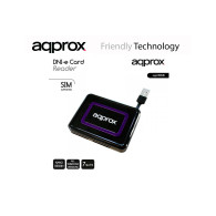 approx appcrdnib multilector dni-e externo usb 2.0 negro
