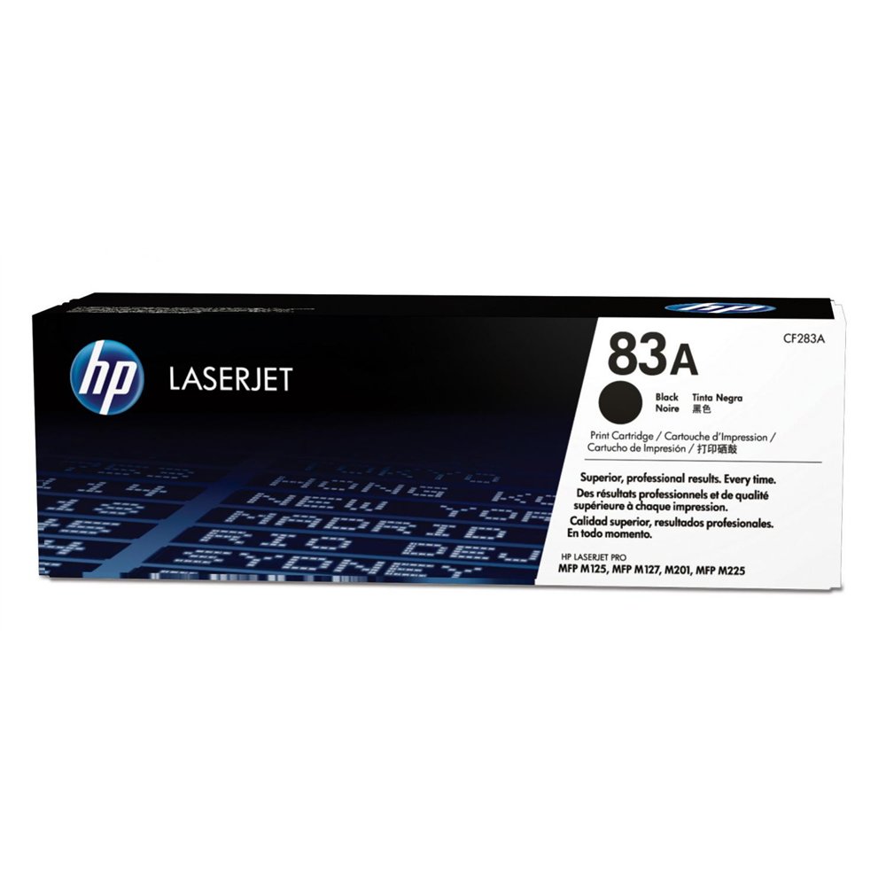 Toner hp laserjet 83a negro cf283a