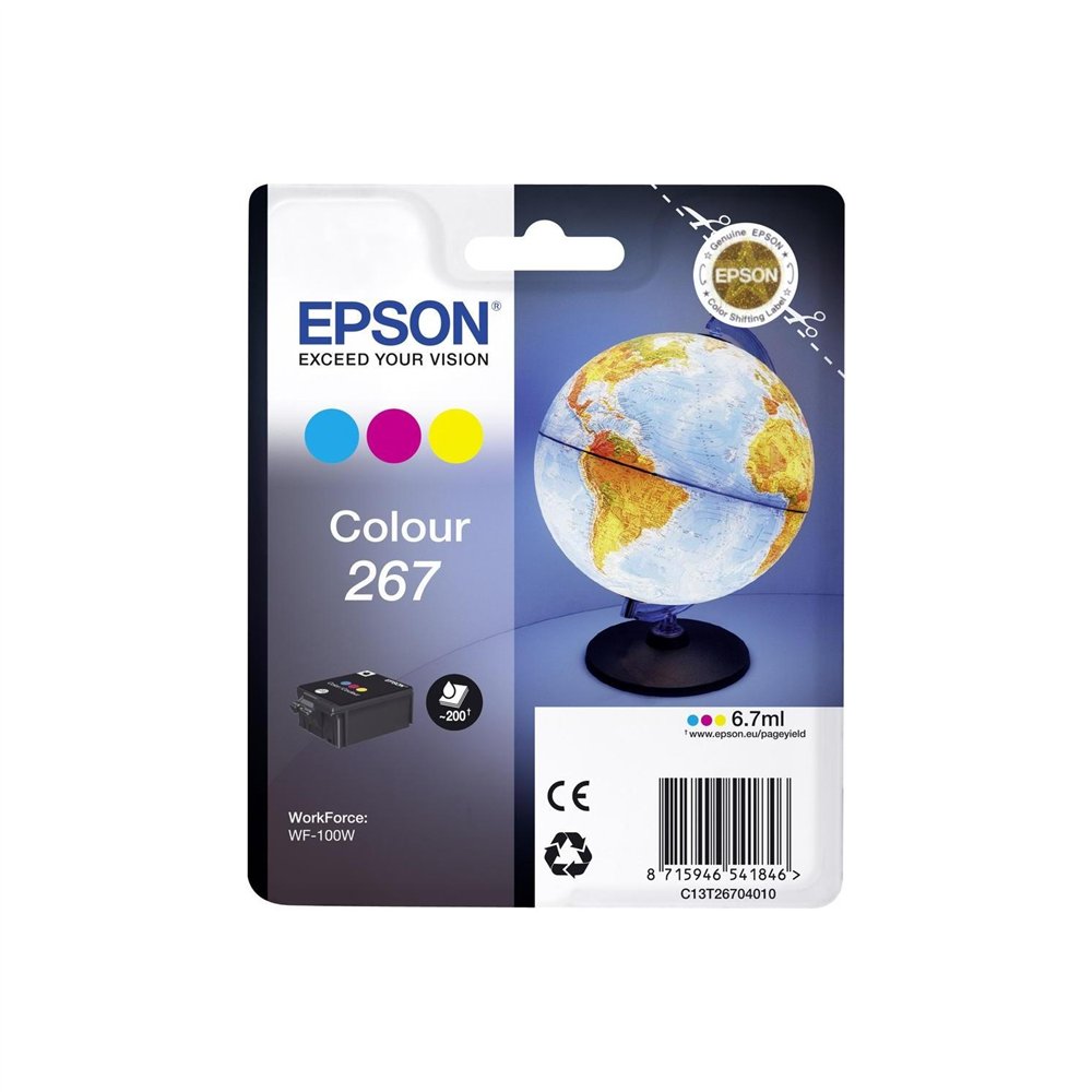 Cartucho epson 267 color c13t26704010