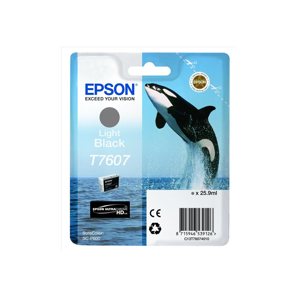 cartucho epson t7607 gris c13t76074010