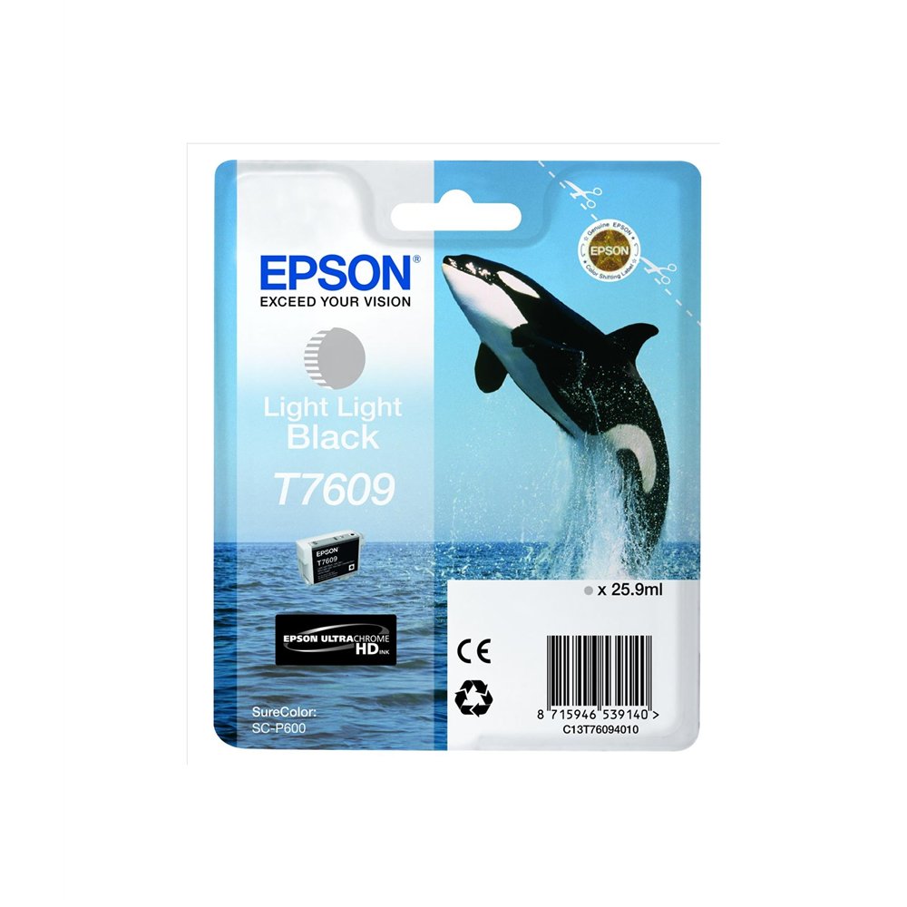 Cartucho epson t7609 gris claro c13t76094010