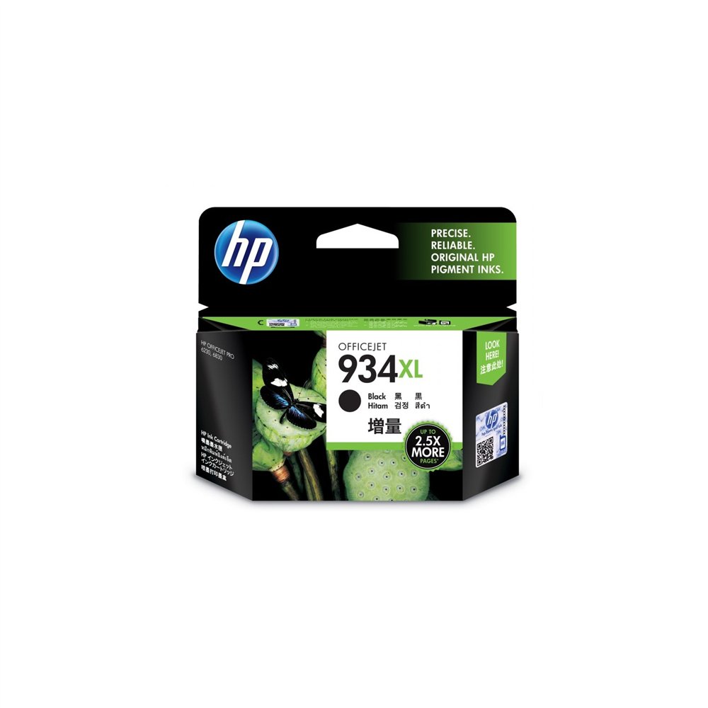 Hp 934xl cartucho tinta original alta capacidad negro