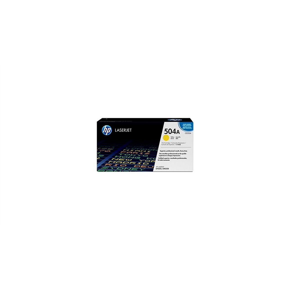 Toner hp 504a ce252a amarillo