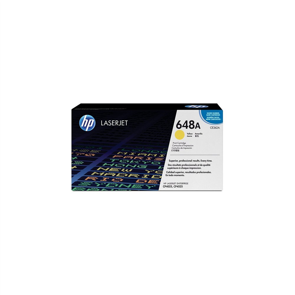 Toner hp 648a  amarillo ce262a