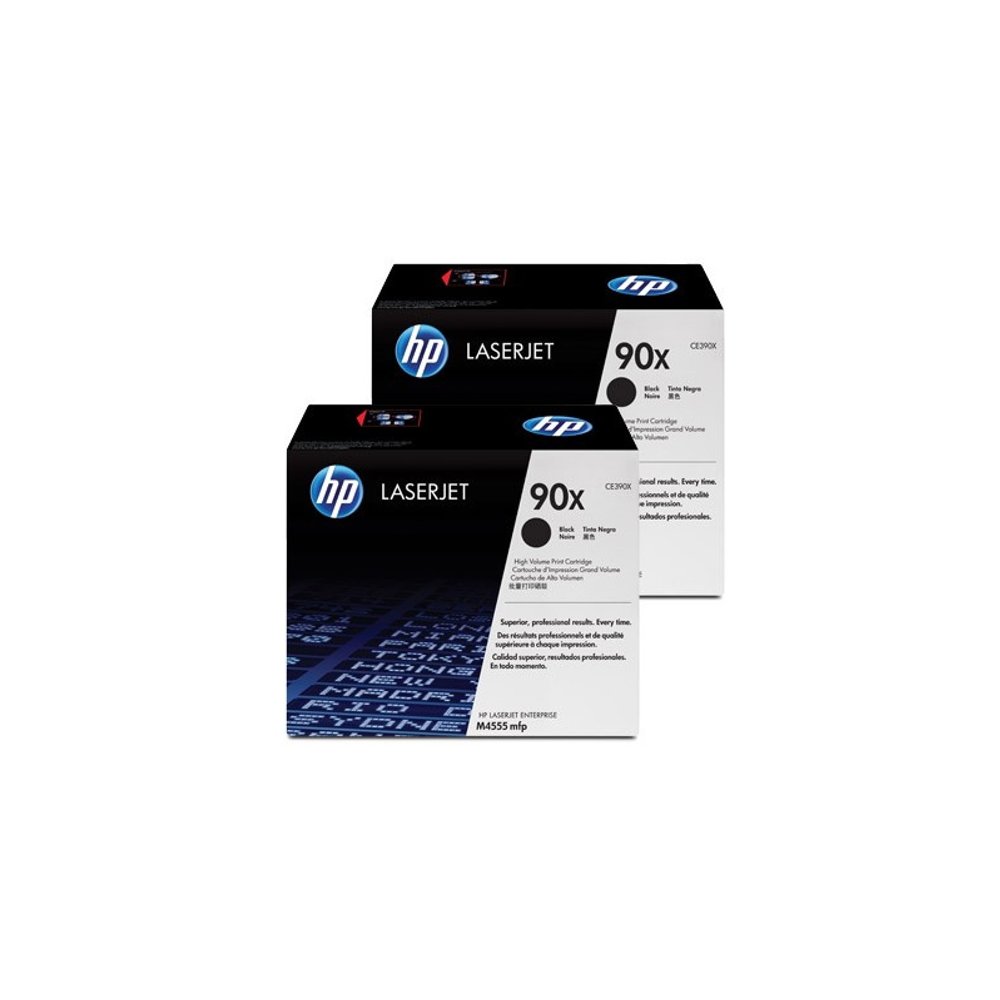Toner hp 2ud 90x negro ce390xd