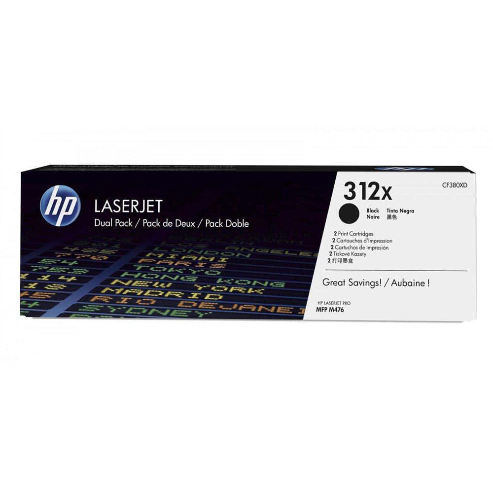 Toner hp 312x negro cf380xd