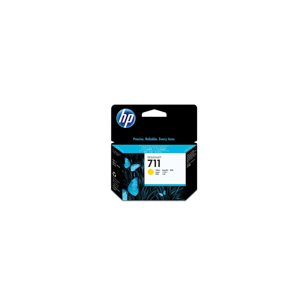Cartucho hp 711 cz132a amarillo