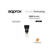 Adaptador hdmi h a mini hdmi m approx appc18