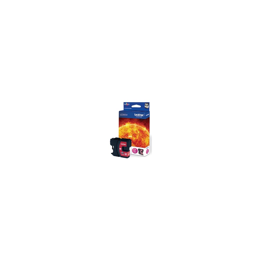 Cartucho brother lc-980 magenta lc980m