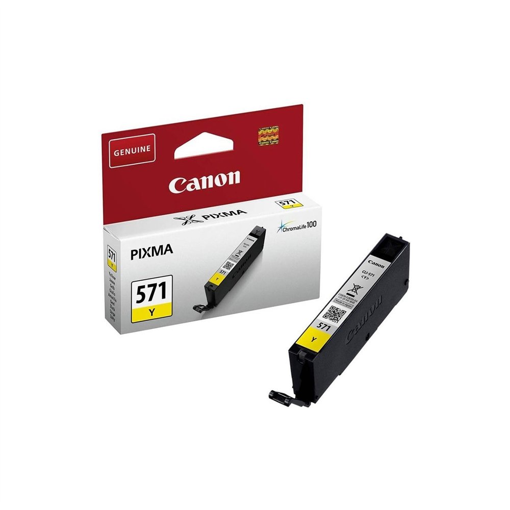 cartucho canon cli-571y amarillo 0388c001